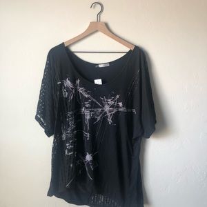 ✨ NWT ✨ Maurices Plus-Size See-Thru Blouse, Size 3